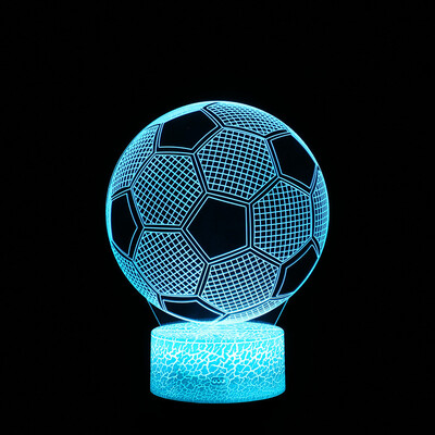 Gobestart Football LED 3D Illuminated Lamp Optical Desk Night Light With 7 Color Changing
Gobestart Football LED 3D Illuminated Lamp Optical Desk Night Light With 7 Color Changing