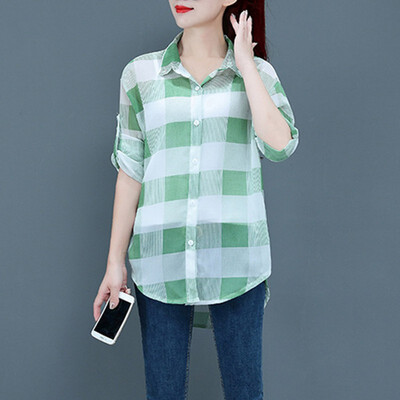 New Brand Women Blouses Long Sleeve Shirts Yellow&Black Flannel Plaid Shirt Casual Female Blouse Tops
New Brand Women Blouses Long Sleeve Shirts Yellow&Black Flannel Plaid Shirt Casual Female Blouse Tops