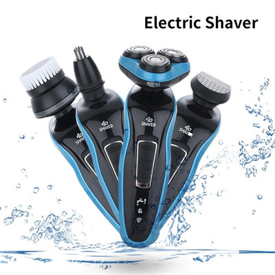 4 In 1 Electric Rechargeable Cordless Rotary Shaver Whole Body Washable Shaving Machine
4 In 1 Electric Rechargeable Cordless Rotary Shaver Whole Body Washable Shaving Machine