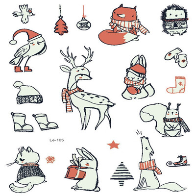 Christmas Tatoo Flash Luminous Tattoo Glow In The Dark Glitter Fluorescent Temporary Tattoos Stickers Water Transfer Body Art
Christmas Tatoo Flash Luminous Tattoo Glow In The Dark Glitter Fluorescent Temporary Tattoos Stickers Water Transfer Body Art