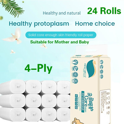 Premium 1224 Rolls Toilet Paper Bulk Rolls Bath Tissue Bathroom White Soft 4-Ply Suitable for Mother&Baby
Premium 1224 Rolls Toilet Paper Bulk Rolls Bath Tissue Bathroom White Soft 4-Ply Suitable for Mother&Baby