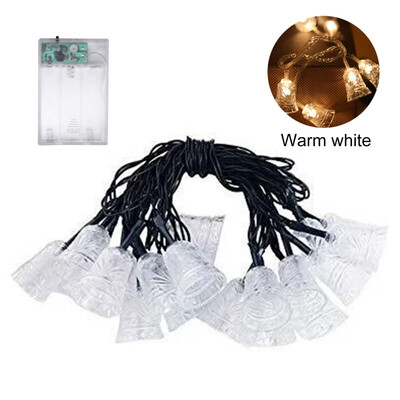 Clear Bells LED Strips Light Battery Operated Decorative Fairy Light For Holiday Party Wall Window Tree Yard Garden Decor
Clear Bells LED Strips Light Battery Operated Decorative Fairy Light For Holiday Party Wall Window Tree Yard Garden Decor
