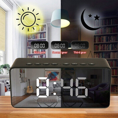 Digital Alarm Clock LED Mirror Alarm Clock Bluetooth Player Home Decor Mirror Alarm Clock
Digital Alarm Clock LED Mirror Alarm Clock Bluetooth Player Home Decor Mirror Alarm Clock