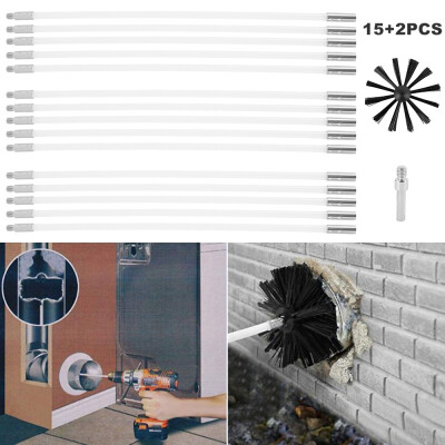 17PCS Portable Chimney Brush&Rods Kit Electrical Rotary Drill Drive Sweeping Cleaning Tool
17PCS Portable Chimney Brush&Rods Kit Electrical Rotary Drill Drive Sweeping Cleaning Tool