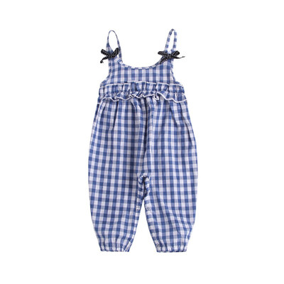 Children Girls Rompers Summer Sleeveless Jumpsuits For Girls Clothes Cotton Plaid Print Halter Stitching Ruffles Cute Jumpsuit
Children Girls Rompers Summer Sleeveless Jumpsuits For Girls Clothes Cotton Plaid Print Halter Stitching Ruffles Cute Jumpsuit