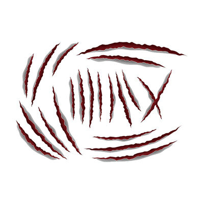 Wall Sticker Red Ripped Claw Marks PVC Sticker Decals Scary Halloween Scratches Decal Waterproof Stickers 32cm23cm
Wall Sticker Red Ripped Claw Marks PVC Sticker Decals Scary Halloween Scratches Decal Waterproof Stickers 32cm23cm