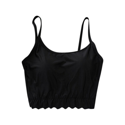 Women Versatile Sleeveless Lace Cotton Off Shoulder Slim Solid Color Sexy Strap Top Tube Lace with Chest Pad L XL
Women Versatile Sleeveless Lace Cotton Off Shoulder Slim Solid Color Sexy Strap Top Tube Lace with Chest Pad L XL