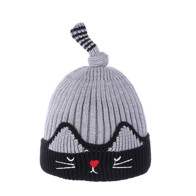Autumn Winter Newborn Baby Boys Girls Wool Cartoon Cat Pattern Tail Hats Cute Warm Comfortable Striped Knitted Wool Hemming Hats
Autumn Winter Newborn Baby Boys Girls Wool Cartoon Cat Pattern Tail Hats Cute Warm Comfortable Striped Knitted Wool Hemming Hats