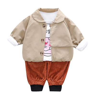 Autumn Baby Boy Girl Cute Long Sleeve Cartoon Print T-shirt Sweatshirt Trousers Casual Outfits Sets
Autumn Baby Boy Girl Cute Long Sleeve Cartoon Print T-shirt Sweatshirt Trousers Casual Outfits Sets