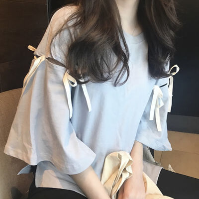 Summer Korean Harajuku Solid Women T Shirt Fashion Personality Hole Bandage Half Sleeve Student Tops Female Casual Loose Tshirt
Summer Korean Harajuku Solid Women T Shirt Fashion Personality Hole Bandage Half Sleeve Student Tops Female Casual Loose Tshirt