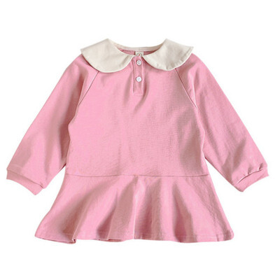 Children Spring Autumn Toddler Girls Cute Solid Color Lapel Princess Long-Sleeved Rabbit Sweet Princess Dress Baby Girls Dress
Children Spring Autumn Toddler Girls Cute Solid Color Lapel Princess Long-Sleeved Rabbit Sweet Princess Dress Baby Girls Dress