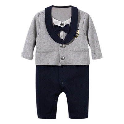 Spring Autumn Winter Infant Baby Boys Cotton Long Sleeve Gentleman Fake 2 Piece Romper Casual Vest Bowknot Solid Color Rompers
Spring Autumn Winter Infant Baby Boys Cotton Long Sleeve Gentleman Fake 2 Piece Romper Casual Vest Bowknot Solid Color Rompers