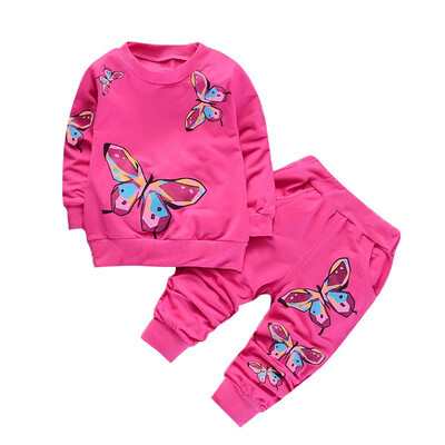 Spring Girl Clothes Set Cartoon Butterfly SweaterShirt Pants Fashion Baby Girl Clothes Set Children Clothing 2019 New
Spring Girl Clothes Set Cartoon Butterfly SweaterShirt Pants Fashion Baby Girl Clothes Set Children Clothing 2019 New