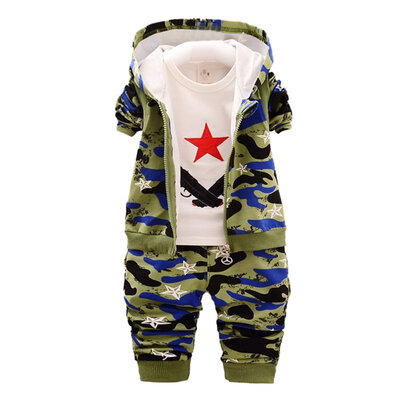 Children Camouflage Boys Sportswear Set Fashion Autumn Cotton Camouflage Hooded Vest Long Sleeve T-Shirt Pants 3PCS
Children Camouflage Boys Sportswear Set Fashion Autumn Cotton Camouflage Hooded Vest Long Sleeve T-Shirt Pants 3PCS