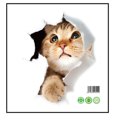 1 Pc Vivid 3D Cat Stickers Removable Self Adhensive Decals for Wall Art Sculpture Indoor PVC Cat Decals
1 Pc Vivid 3D Cat Stickers Removable Self Adhensive Decals for Wall Art Sculpture Indoor PVC Cat Decals