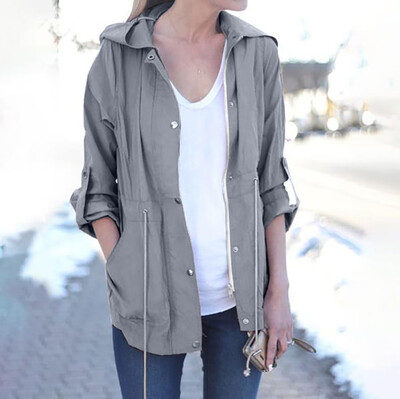 Tailored Women Ladies Fashion Solid Casual Autumn Winter Windcoat Raincoat Coat Hooded
Tailored Women Ladies Fashion Solid Casual Autumn Winter Windcoat Raincoat Coat Hooded