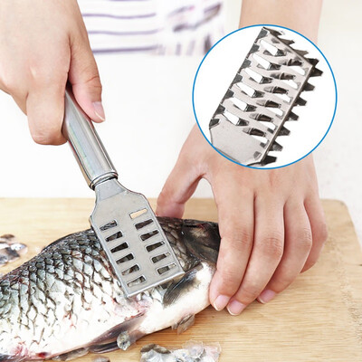 Manual fish scale remover cleaning knife scaler scraper fishing stainless steel tweezers Kitchen tools gadgets Easy Wash Clean
Manual fish scale remover cleaning knife scaler scraper fishing stainless steel tweezers Kitchen tools gadgets Easy Wash Clean