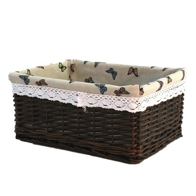 Rattan Storage Basket With Linen Cloth Household DIY Hand Woven Storage Basket Portable
Rattan Storage Basket With Linen Cloth Household DIY Hand Woven Storage Basket Portable
