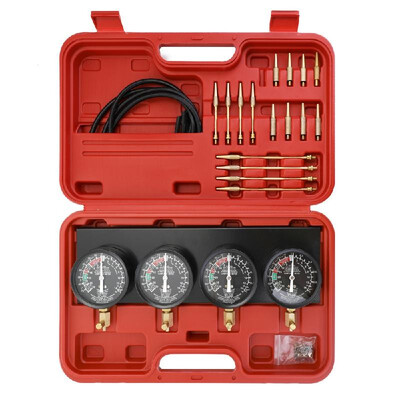 Professional Portable Fuel Vacuum Carburetor Synchronizer Set 4 Gauges Tool Kit For Motorcycle Car Universal
Professional Portable Fuel Vacuum Carburetor Synchronizer Set 4 Gauges Tool Kit For Motorcycle Car Universal