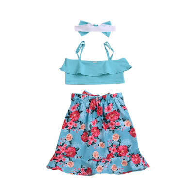 Summer Baby Girl Cute Tube Top And Printed Skirt And Headband Kit Kid Three-piece Outfit Set Soft Cotton Toddler Girl Clothes 0
Summer Baby Girl Cute Tube Top And Printed Skirt And Headband Kit Kid Three-piece Outfit Set Soft Cotton Toddler Girl Clothes 0