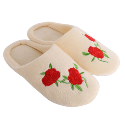 1 pair two Rose Soft Bottom Cutton Home Slippers Hot Indoor Slippers Flat Non-Slip Shoes For House
1 pair two Rose Soft Bottom Cutton Home Slippers Hot Indoor Slippers Flat Non-Slip Shoes For House