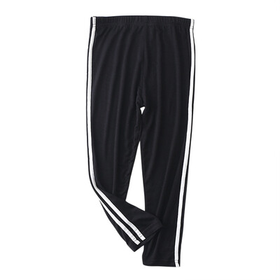 Women Fitness Striped Pants Thin Section Modal Leggings High-Elastic Fitness Side White Bars Cropped Pants Feet Pants
Women Fitness Striped Pants Thin Section Modal Leggings High-Elastic Fitness Side White Bars Cropped Pants Feet Pants