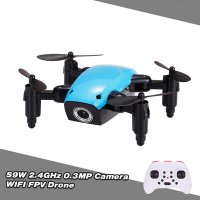 S9 24G 4CH 6-axis Gyro Mini Drone Headless Mode One Key Return Foldable RC Quadcopter RTF
S9 24G 4CH 6-axis Gyro Mini Drone Headless Mode One Key Return Foldable RC Quadcopter RTF