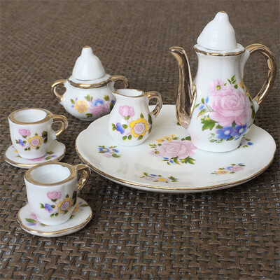 YIWULA8pcs Dining Ware Porcelain Tea Set Pink Dish Cup Plate 16 Dollhouse Miniature
YIWULA8pcs Dining Ware Porcelain Tea Set Pink Dish Cup Plate 16 Dollhouse Miniature