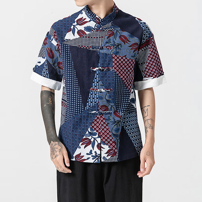 Toponeto Mens Print Short Sleeve MultiColor Stand Neck Loose Casual T Shirt Blouse Tops
Toponeto Mens Print Short Sleeve MultiColor Stand Neck Loose Casual T Shirt Blouse Tops