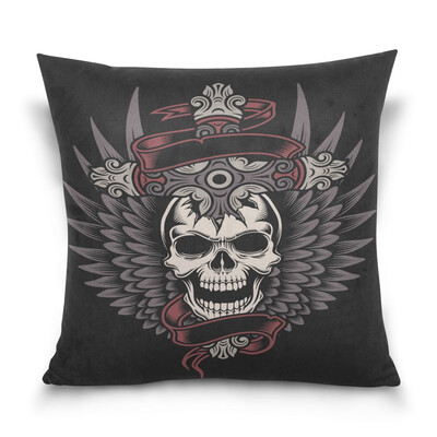 ALAZA Thanksgiving Throw Pillow Cover 16 X 16 inch Cushion Cover with Skull With Cross Printed Pillowcase
ALAZA Thanksgiving Throw Pillow Cover 16 X 16 inch Cushion Cover with Skull With Cross Printed Pillowcase