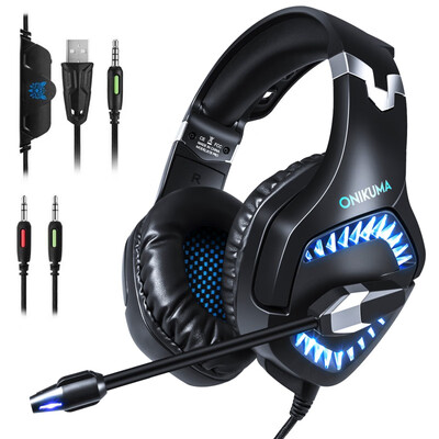 ONIKUMA K1 Pro For PS4 Game Headset Bass Gaming Headphones Earphones for PC Mobile Phone New Xbox One Tablet with Microphone
ONIKUMA K1 Pro For PS4 Game Headset Bass Gaming Headphones Earphones for PC Mobile Phone New Xbox One Tablet with Microphone