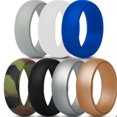Silicone Finger Ring Sets 7 Colors Flexible Hypoallergenic Engagement Army Band Rubber Wedding Engagement Ring
Silicone Finger Ring Sets 7 Colors Flexible Hypoallergenic Engagement Army Band Rubber Wedding Engagement Ring
