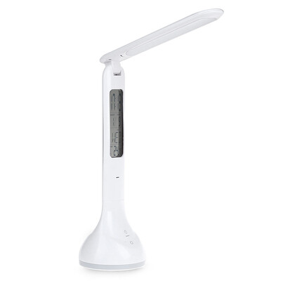 3 Level Dimmable LED Table Lamp Touch Sensitive Desk Light with Calendar Temperature Alarm Clock
3 Level Dimmable LED Table Lamp Touch Sensitive Desk Light with Calendar Temperature Alarm Clock