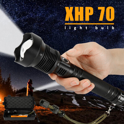 XHP70 High Power Telescopic Zoom Outdoor Flashlight USB Charging Battery Display Aluminum Alloy
XHP70 High Power Telescopic Zoom Outdoor Flashlight USB Charging Battery Display Aluminum Alloy