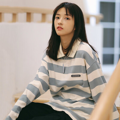 Women Loose Round Collar Summer Stripes Print Loose Long Sleeve Casual Simple Wild T-Shirt
Women Loose Round Collar Summer Stripes Print Loose Long Sleeve Casual Simple Wild T-Shirt