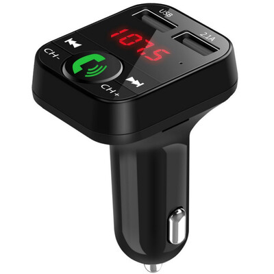 DC 12V-24V Dual USB Port Car Chargers LED Frequency Display Bluetooth FM Transmitter Handsfree Phone Call Car Kit
DC 12V-24V Dual USB Port Car Chargers LED Frequency Display Bluetooth FM Transmitter Handsfree Phone Call Car Kit