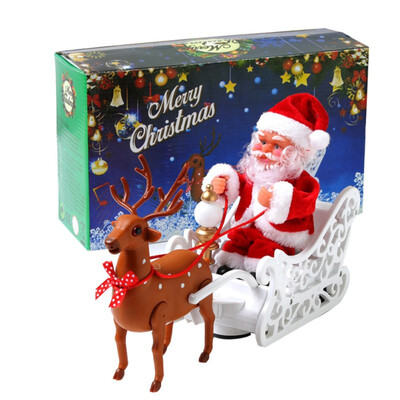 Christmas Festival Style Toy Cute Intelligent Santa Claus With Elk Plastic Cloth Moving Voice luminescent Funny Toys With Box
Christmas Festival Style Toy Cute Intelligent Santa Claus With Elk Plastic Cloth Moving Voice luminescent Funny Toys With Box