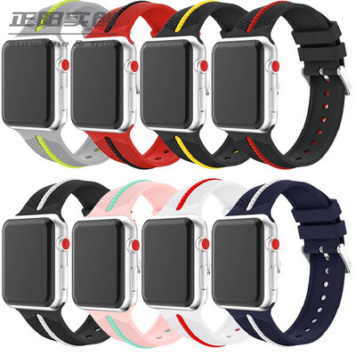 38mm Bicolor Silicone Buckle Sport Watch Band Strap Two Tone Replacement Wristband for Men Women for Apple Watch iwatch series 12
38mm Bicolor Silicone Buckle Sport Watch Band Strap Two Tone Replacement Wristband for Men Women for Apple Watch iwatch series 12
