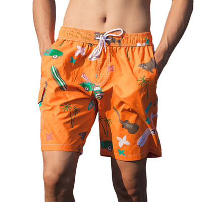 Tailored Mens Printed Double-Pocket With One Middle Pocket Loose Elastic Rope Beach Pants
Tailored Mens Printed Double-Pocket With One Middle Pocket Loose Elastic Rope Beach Pants