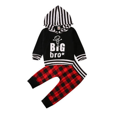 2PcsSet Toddler Baby Boys Tracksuit Plaid Hoodie Sweatshirt Tops&Pants Christmas Outfit Clothes
2PcsSet Toddler Baby Boys Tracksuit Plaid Hoodie Sweatshirt Tops&Pants Christmas Outfit Clothes