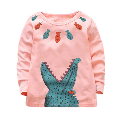 Autumn Baby Boys Long Sleeve T-Shirts Kids Girls Cartoon Crocodile Printed Tops Tees Casual Blouse T-Shirts
Autumn Baby Boys Long Sleeve T-Shirts Kids Girls Cartoon Crocodile Printed Tops Tees Casual Blouse T-Shirts