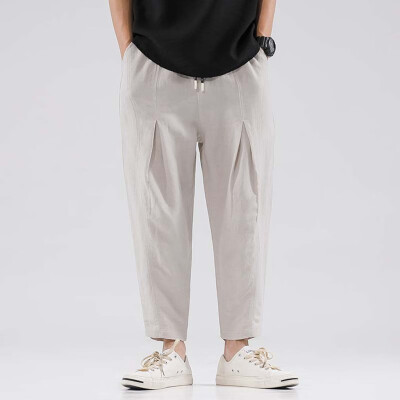 Gobestart Mens Fashion New Style Leisure Pure Color Nine-Minute Trousers Large Size Pant
Gobestart Mens Fashion New Style Leisure Pure Color Nine-Minute Trousers Large Size Pant