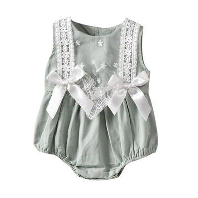 Summer Newborn Baby Girls Romper Sleeveless Clothings Lace Floral Pattern Cotton One-Piece Romper
Summer Newborn Baby Girls Romper Sleeveless Clothings Lace Floral Pattern Cotton One-Piece Romper