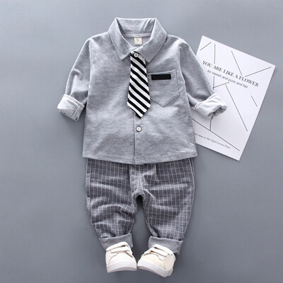 Baby Boy Clothes Fashion Solid Print Long Sleeve Shirt Blouse Plaid Trousers Casual Outfits Clothes
Baby Boy Clothes Fashion Solid Print Long Sleeve Shirt Blouse Plaid Trousers Casual Outfits Clothes