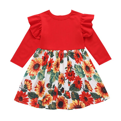 Autumn Baby Girls Dress Floral Print Long Sleeve Patchwork Dress Kids Toddler Pageant Sundress Casual Clothes1-6Y
Autumn Baby Girls Dress Floral Print Long Sleeve Patchwork Dress Kids Toddler Pageant Sundress Casual Clothes1-6Y