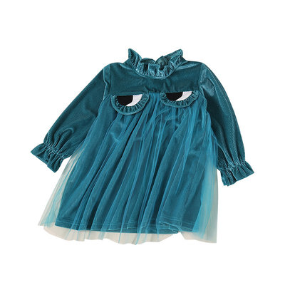 Spring Kids Girls Casual Long Sleeve Big Eyes Design Dress Costume Baby Children Cotton Mesh Dresses
Spring Kids Girls Casual Long Sleeve Big Eyes Design Dress Costume Baby Children Cotton Mesh Dresses