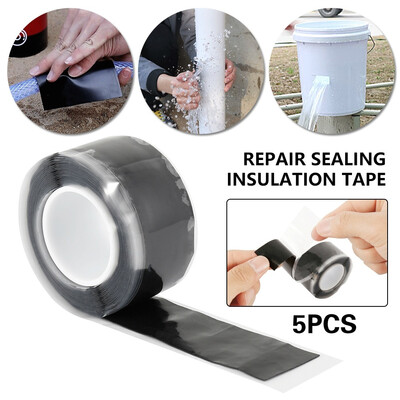 1 2 5pcs Super Strong Silicone Waterproof Tape Stop Leaks Seal Repair Tape Professional
1 2 5pcs Super Strong Silicone Waterproof Tape Stop Leaks Seal Repair Tape Professional