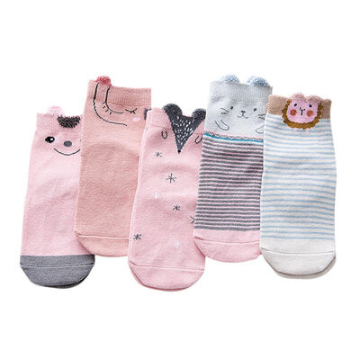Autumn Winter Cute 5 Pairs Baby Kids Cute Cartoon Socks Newborn Infant Toddler Soft Cotton Sock Comfortable Ankle Socks For 0-5Y
Autumn Winter Cute 5 Pairs Baby Kids Cute Cartoon Socks Newborn Infant Toddler Soft Cotton Sock Comfortable Ankle Socks For 0-5Y