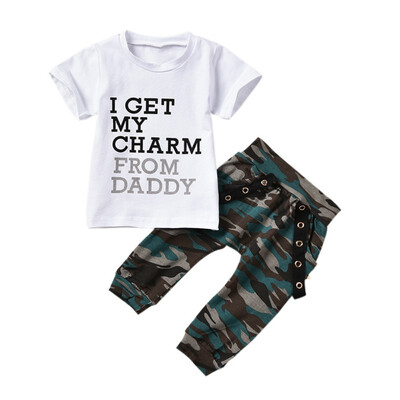 Baby Boy Clothes Summer Baby Boy Letter Pattern Short Sleeve T-shirt Tops Trousers Pants Casual Outfits Set
Baby Boy Clothes Summer Baby Boy Letter Pattern Short Sleeve T-shirt Tops Trousers Pants Casual Outfits Set