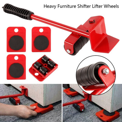 5pcs Furniture Transport Set Furniture Lifter & Furniture Slides 4 Wheeled Corner Movers 1 Wheeled Lifter
5pcs Furniture Transport Set Furniture Lifter & Furniture Slides 4 Wheeled Corner Movers 1 Wheeled Lifter